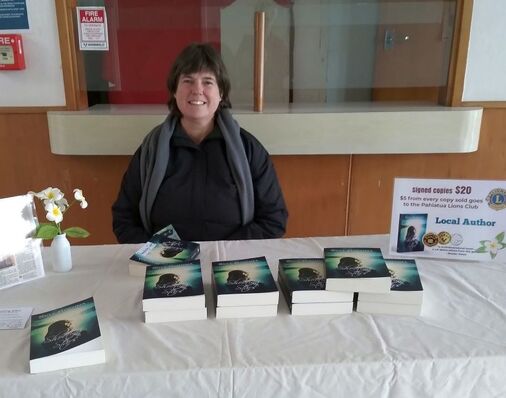 Me selling books